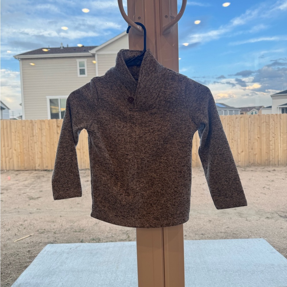 Jumping Beans Heather Gray Knit Sweater
